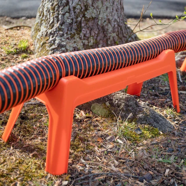 Camco Rhino 43072 RV Sewer Hose Support - Multiple Sections in Use Outdoors on Rough Terrain | United RV Parts
