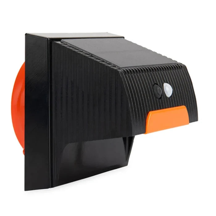 Camco 40332 RV Bumper Cap Solar Light Black and Orange - Side Profile View | United RV Parts