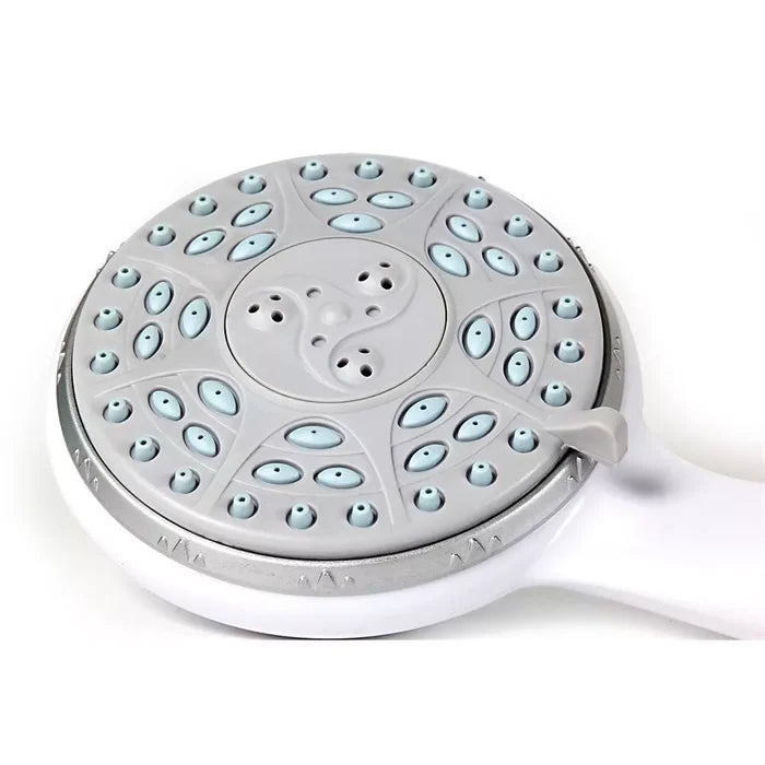 Camco RV Shower Head 43711 Five-Spray Nozzle Face Close-Up Detail - Top View | United RV Parts
