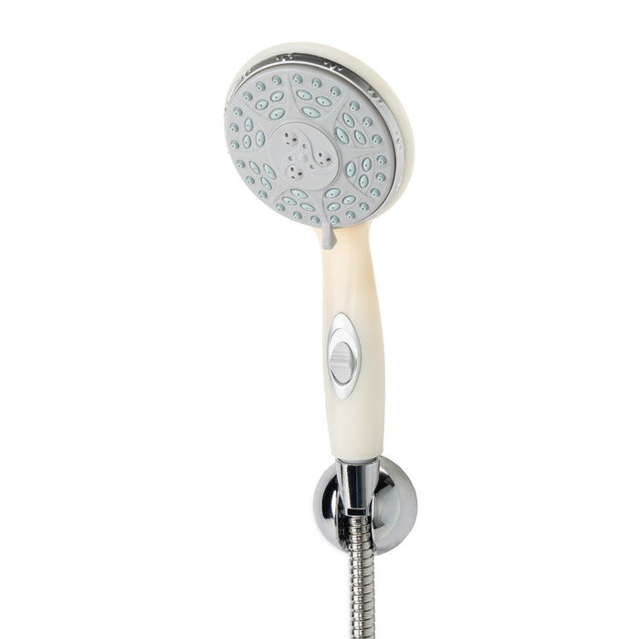 Off White Camco RV Marine Shower Head 43712 with On/Off Switch - Full View | United RV Parts