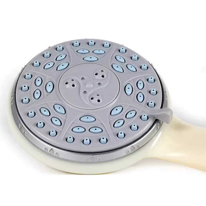 Grey Multi-Pattern Shower Head Face - Top View Detail | United RV Parts