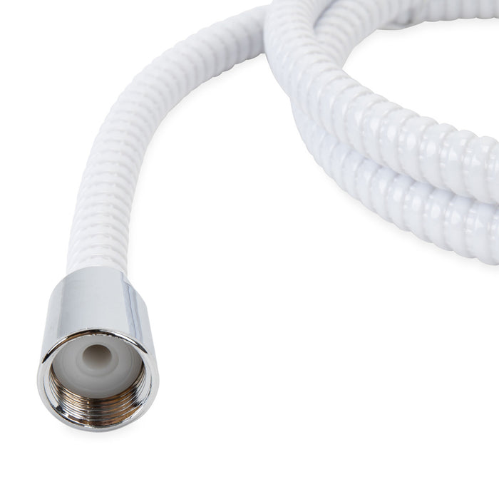 Camco 43717 RV Shower Hose Chrome Threaded Female Connector Close-Up Detail | United RV Parts