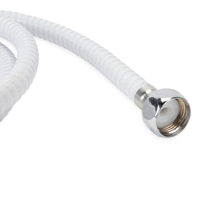 Camco 43717 RV Shower Hose Replacement Chrome Male Connector End Close-Up Detail | United RV Parts