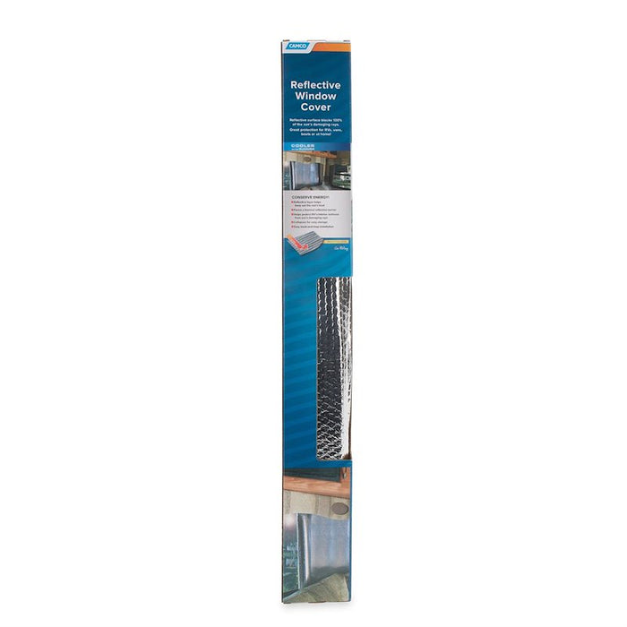 Camco Reflective Window Cover Retail Box - Front View | United RV Parts