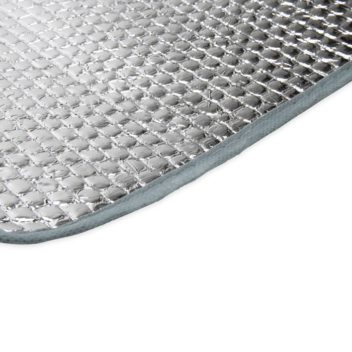 Silver Reflective Window Cover Material - Detailed Corner Edge | United RV Parts