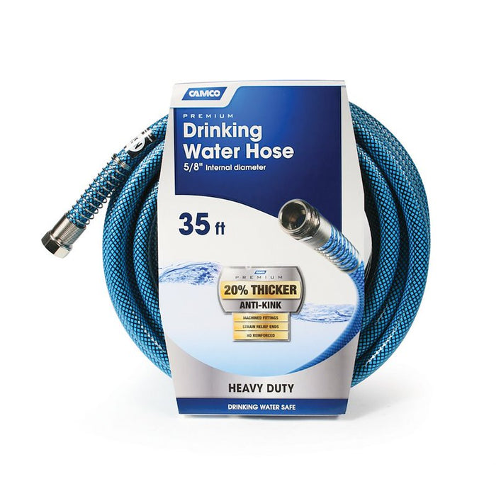 Camco TastePURE 35ft Premium Drinking Water Hose Packaging - Front View | United RV Parts