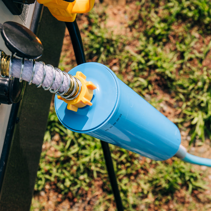 TastePURE XL Filter Connection Detail with Spring Hose Protector | United RV Parts