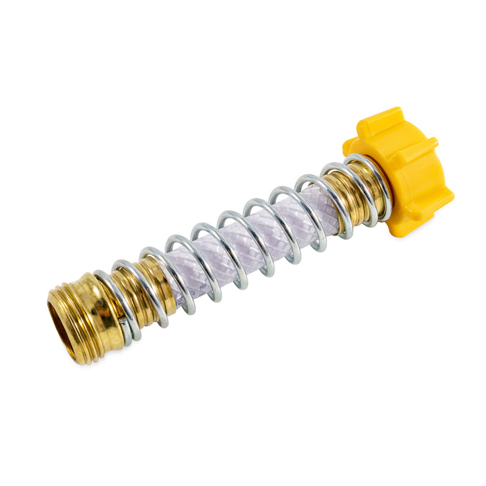 Spring Coil Hose Protector with Brass Fittings - Component Detail | United RV Parts