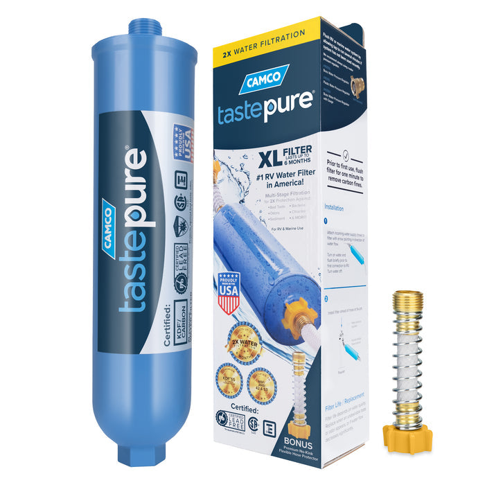 Camco TastePURE XL Filter Complete Package with Box and Components | United RV Parts