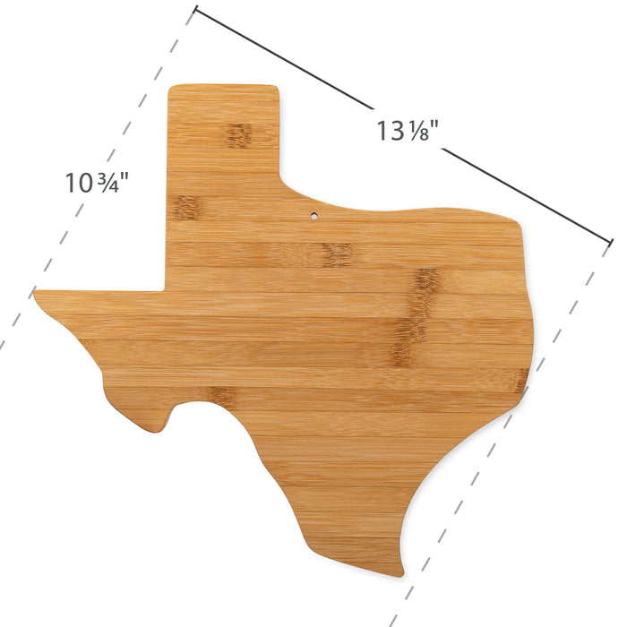 Camco Bamboo Texas Cutting Board 53113 - Dimensions 13-1/8 x 10-3/4 in | United RV Parts