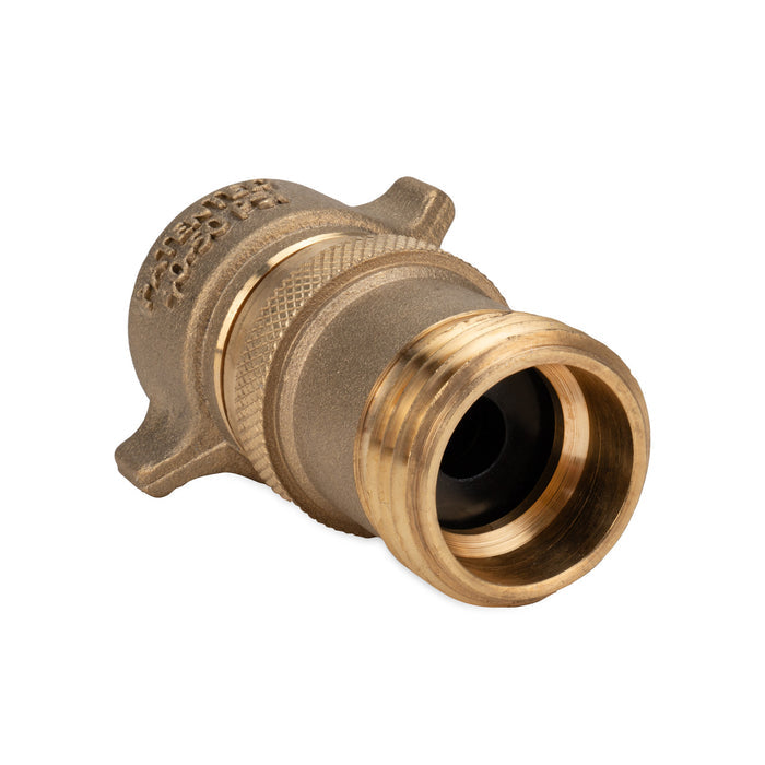 Brass Water Pressure Regulator Threaded Connections - Side View | United RV Parts