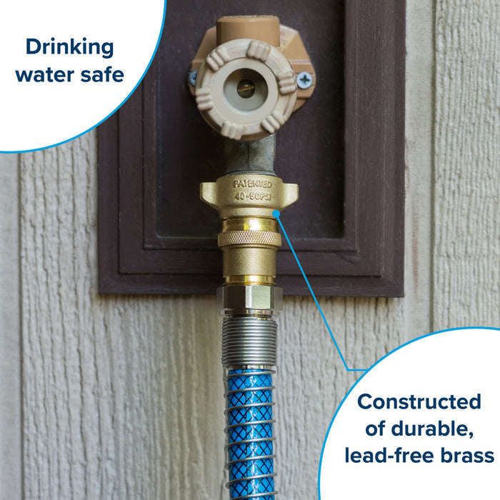 Brass Water Pressure Regulator RV Installation - In Use Application | United RV Parts
