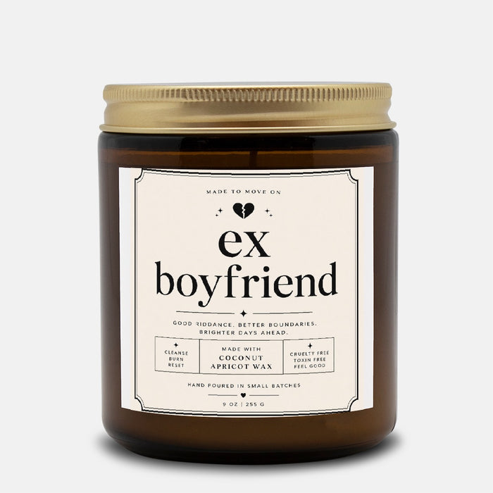 Candle Amber Jar 9oz