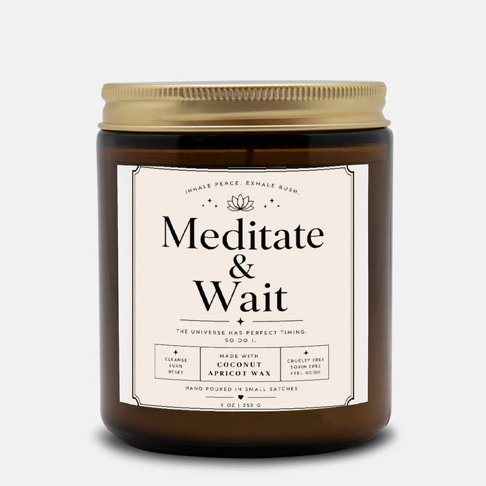 Candle Amber Jar 9oz