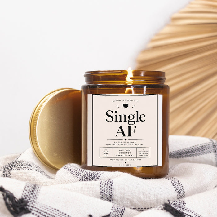 Candle Amber Jar 9oz
