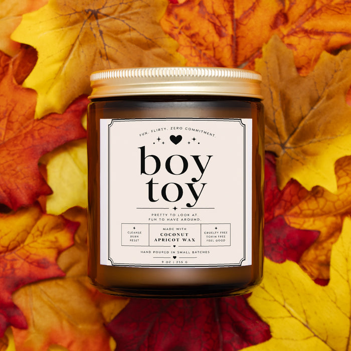 Candle Amber Jar 9oz