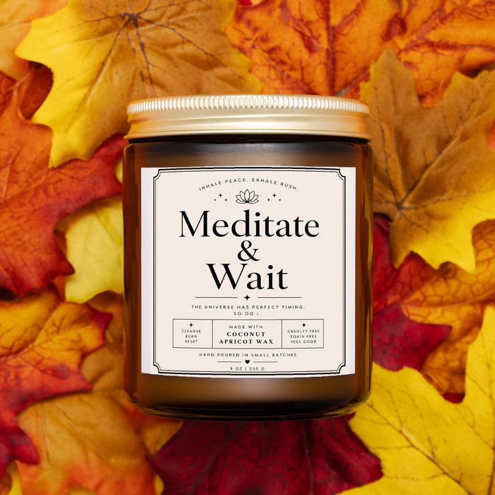 Candle Amber Jar 9oz