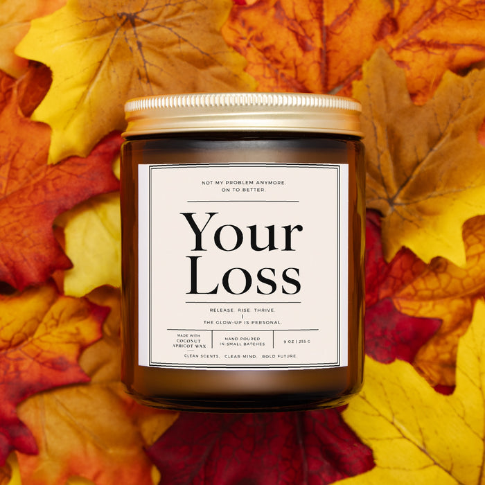 Candle Amber Jar 9oz