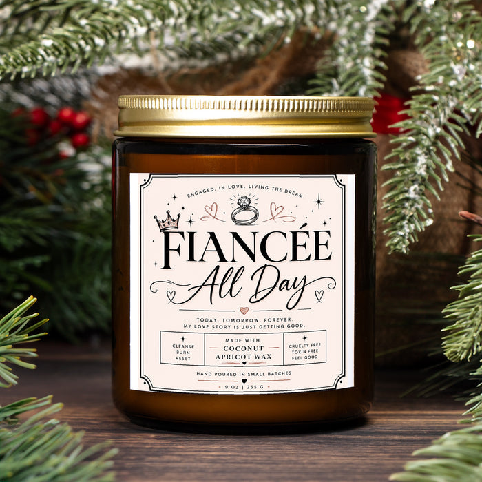 Candle Amber Jar 9oz