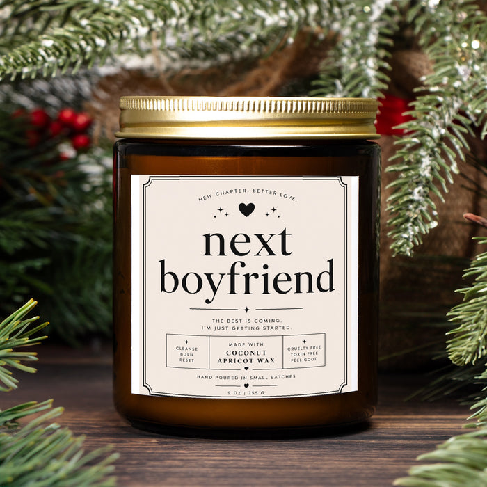 Candle Amber Jar 9oz