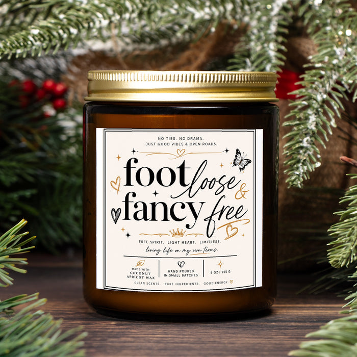 Candle Amber Jar 9oz