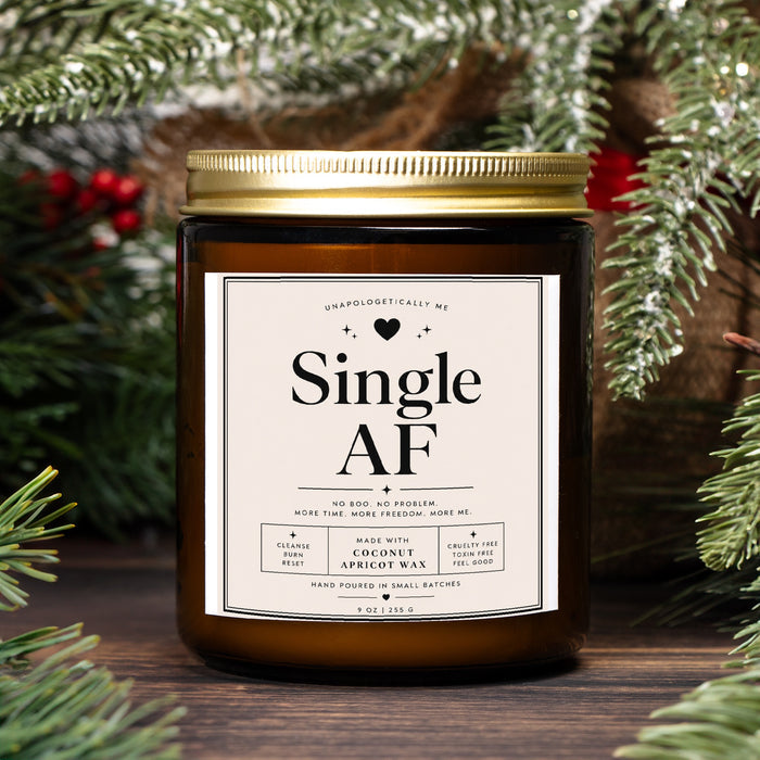 Candle Amber Jar 9oz
