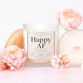 Candle Frosted (Pink Wick) Glass