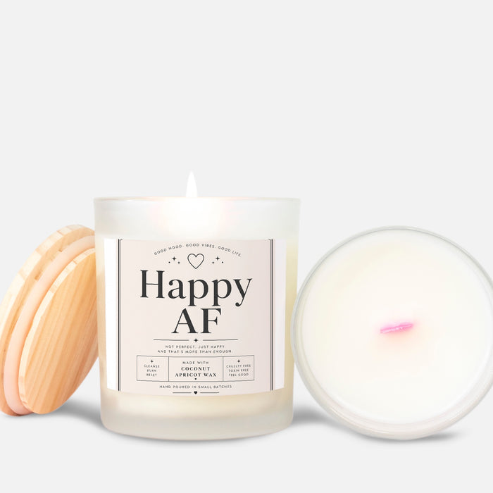 Candle Frosted (Pink Wick) Glass