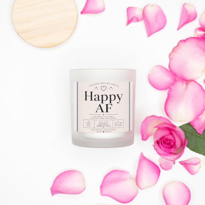Candle Frosted (Pink Wick) Glass
