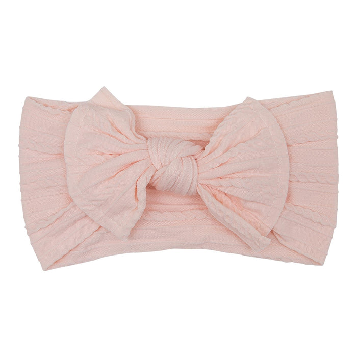 Cantaloupe Cable Knit Nylon Headwrap-Mila & Rose ®
