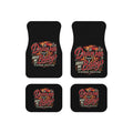 Car Mats — "Drive Me Baby" Retro Hot Rod Floor Mat Set (4-Pack)