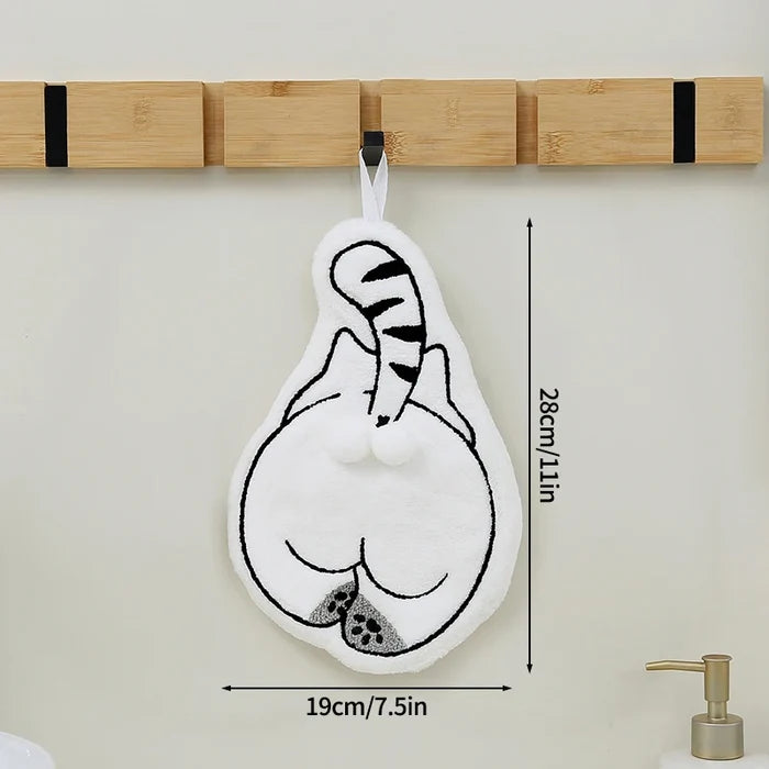 Cartoon Animals Balls Hand Towel