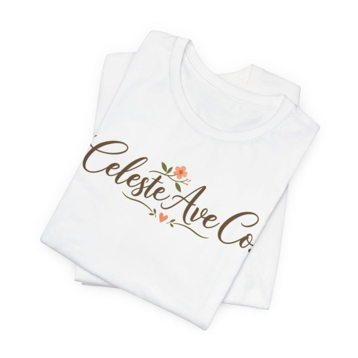 Celeste Ave Co. Floral Logo Tee