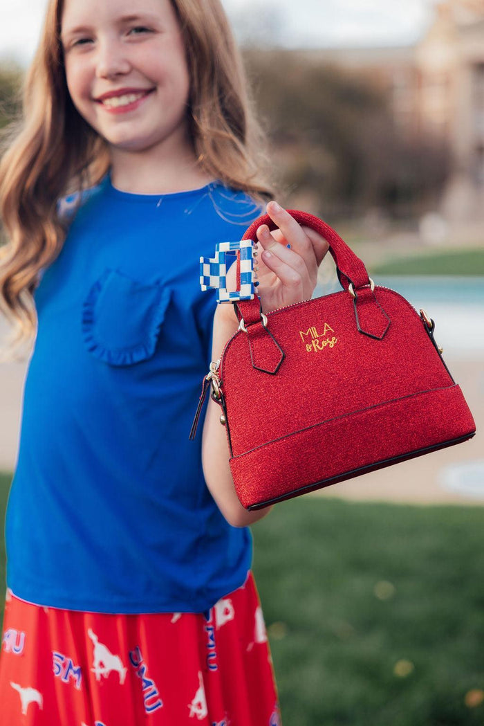 (S) Checker Claw Clip-Mila & Rose ®