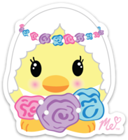 Chicken Family Mom Die Cut Sticker