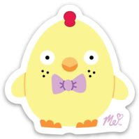 "Chicken Family" Vinyl Decal Set of 4