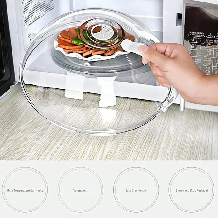 Clear Plastic Microwave Splatter Cover