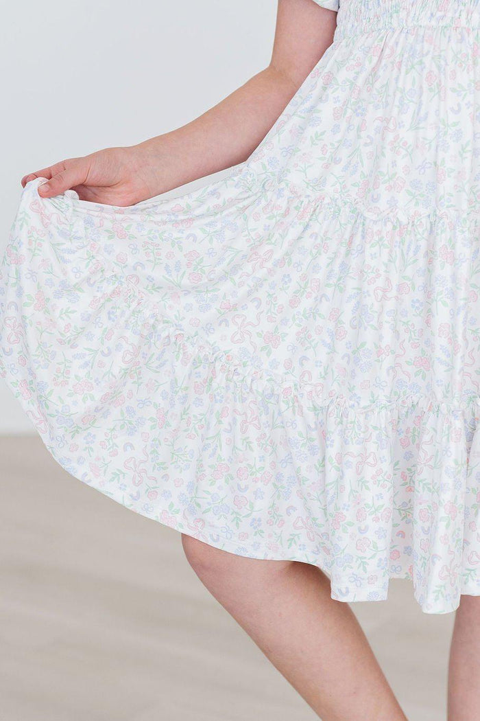 Cloud 9 Smocked Ruffle Dress-Mila & Rose ®