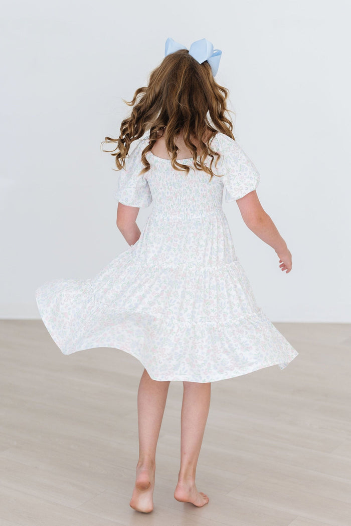Cloud 9 Smocked Ruffle Dress-Mila & Rose ®