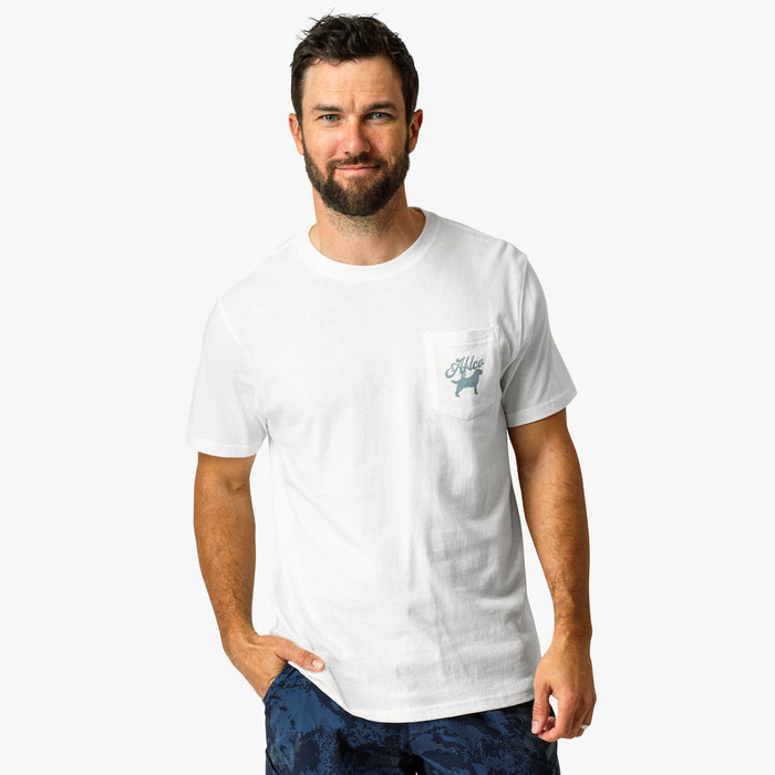 White $Model is 6'0" 182lbs Size M$