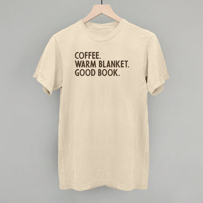 Coffee Warm Blanket Good Book