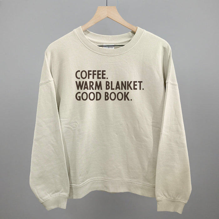 Oversized Boxy Crew / Bone / S