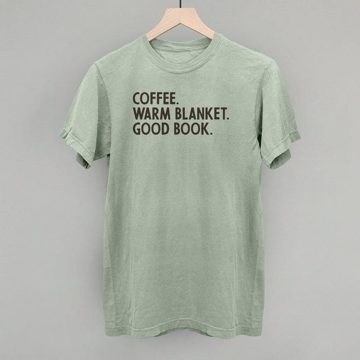 Coffee Warm Blanket Good Book