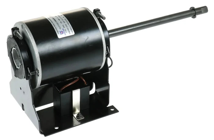 Coleman Mach 1468C3389 Evaporator Fan Motor - Left Side View on Mounting Bracket | United RV Parts