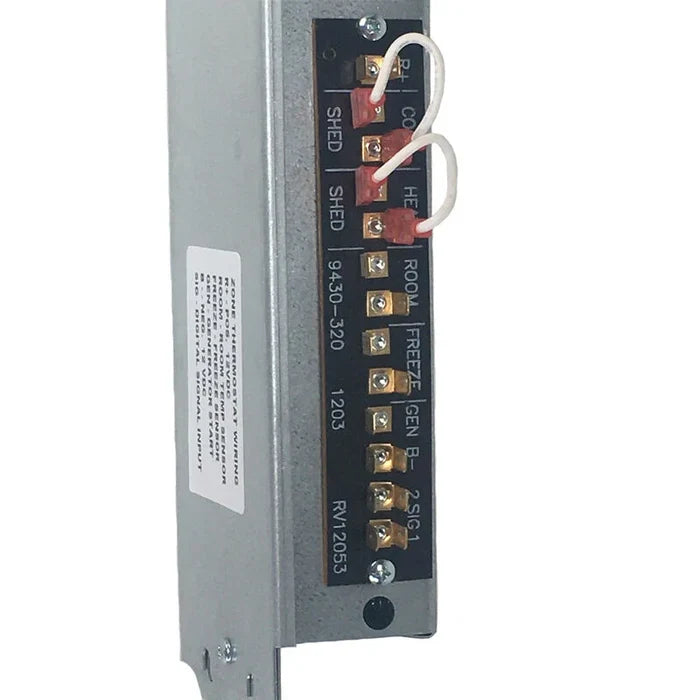 Black Terminal Strip Detail - Close-Up Wire Connection Points 9420A330 | United RV Parts