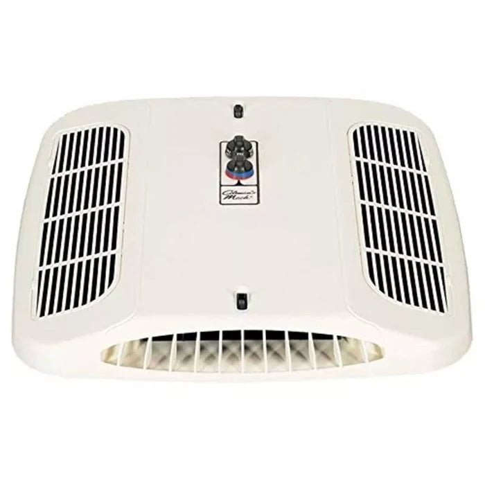 White Coleman-Mach Non-Ducted Ceiling Assembly 9470G715 - Top-Down View | United RV Parts