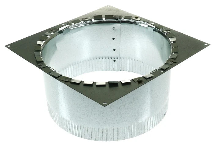 Coleman Mach Air Conditioner Duct Collar with Mounting Plate - Angled View | United RV Parts