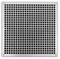 White Plastic Coleman RV Air Conditioner Grille - Front View | United RV Parts