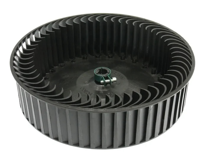 Black Plastic Coleman Blower Wheel 1472A1181 - Interior Blade View 9 Inch | United RV Parts