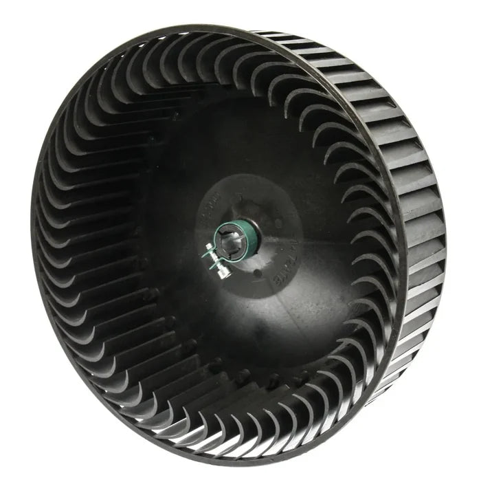 Black Plastic Coleman Mach Blower Wheel 1472A1181 - Complete Assembly View | United RV Parts